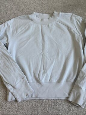 Lululemon Ready to Roll Crewneck Sweatshirt Vapor Gray/Tan